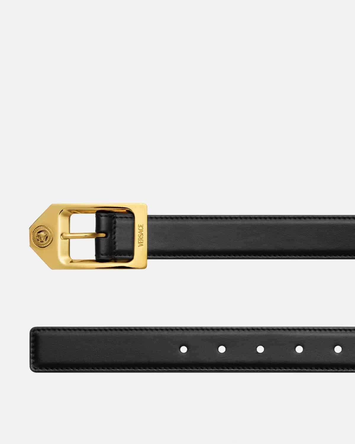 Versace Medusa Biggie Leather Belt