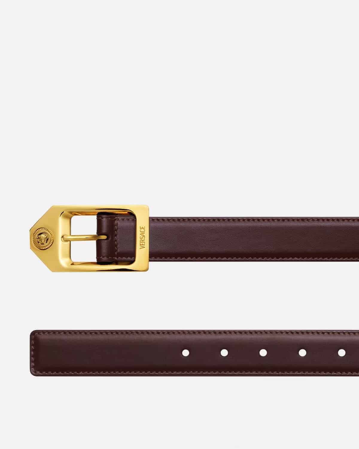Versace Medusa Biggie Leather Belt