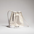 Mini bucket bag with Gucci plaque