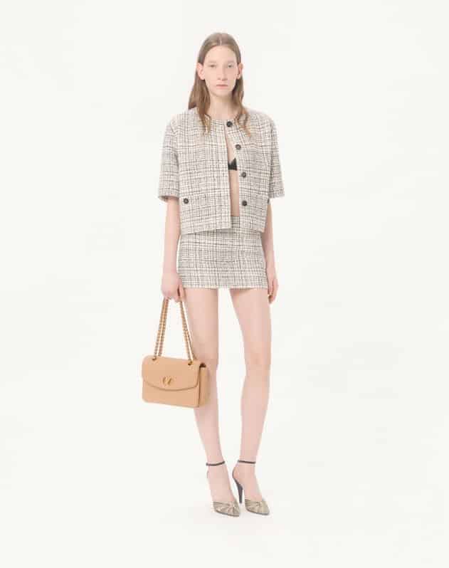 Valentino Garavani Djuna Medium Chain Bag In Nappa Leather