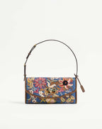 Valentino Garavani Devain Small Shoulder Bag In Embroidered Denim