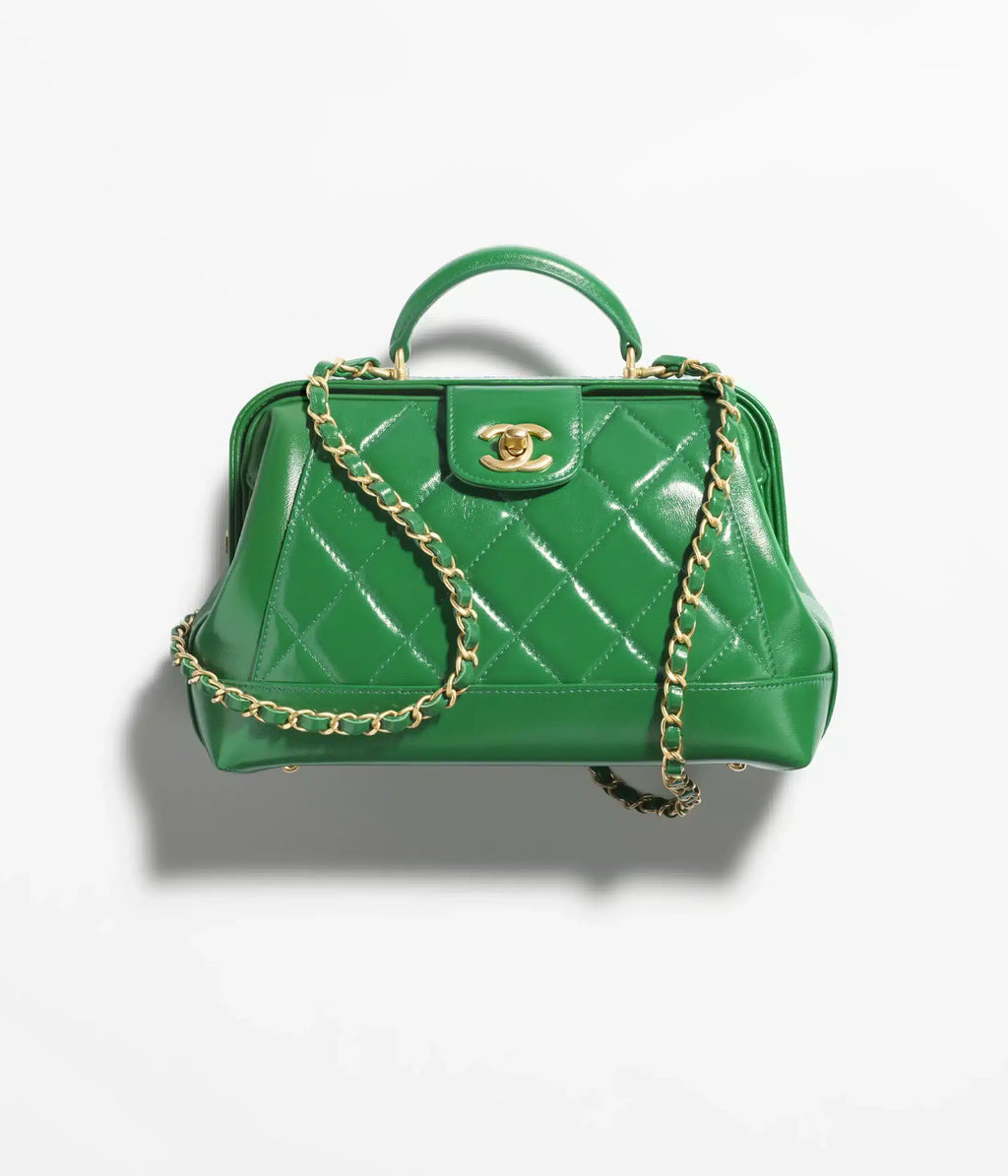 Green Patent Leather Bag