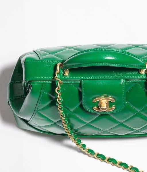 Green Patent Leather Bag