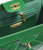 Green Patent Leather Bag