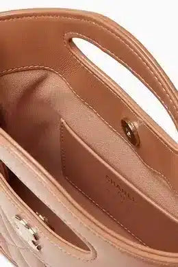 Beige Leather Bag