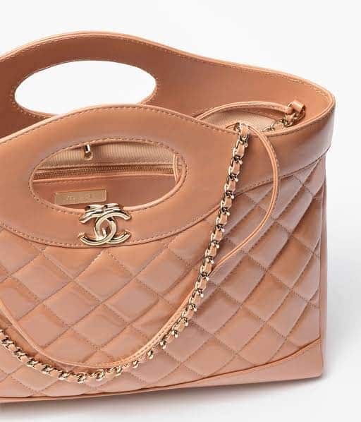 Beige Leather Bag