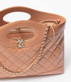 Beige Leather Bag