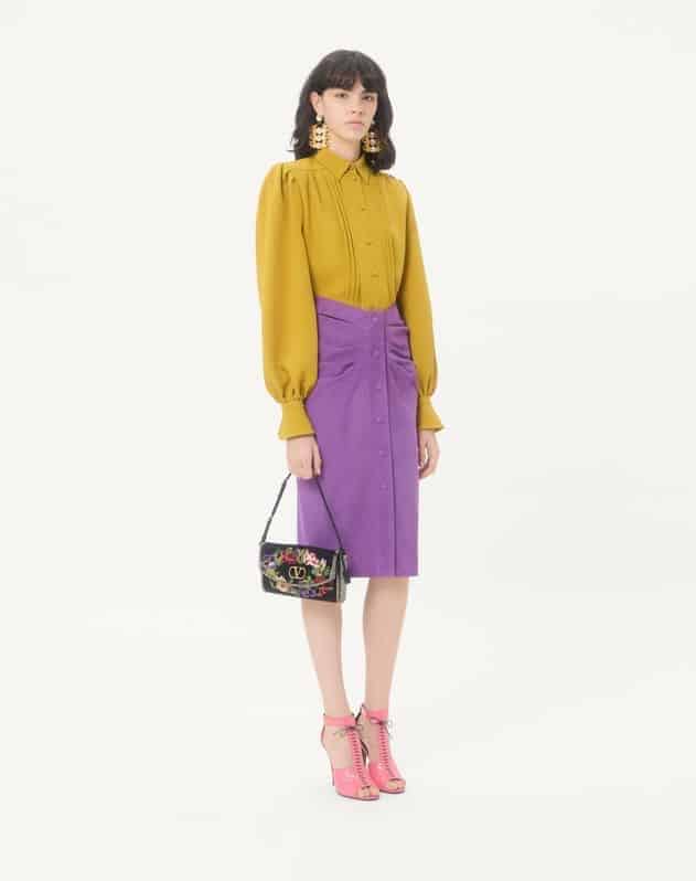 Valentino Garavani Devain Small Embroidered Shoulder Bag