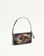 Valentino Garavani Devain Small Embroidered Shoulder Bag