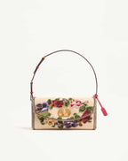 Valentino Garavani Devain Embroidered Small Shoulder Bag