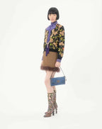 Valentino Garavani Devain Small Denim Shoulder Bag