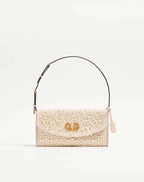 Valentino Garavani Devain Small Shoulder Bag With Pearls And Rhinestones