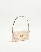 Valentino Garavani Devain Small Shoulder Bag With Pearls And Rhinestones