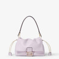 Mamma Baguette Medium Anemone purple nappa leather bag