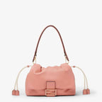 Mamma Baguette Medium Pink nappa leather bag