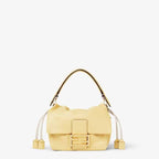 Mamma Baguette Small Light yellow nappa leather mini-bag