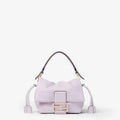 Mamma Baguette Small Anemone purple nappa leather mini-bag