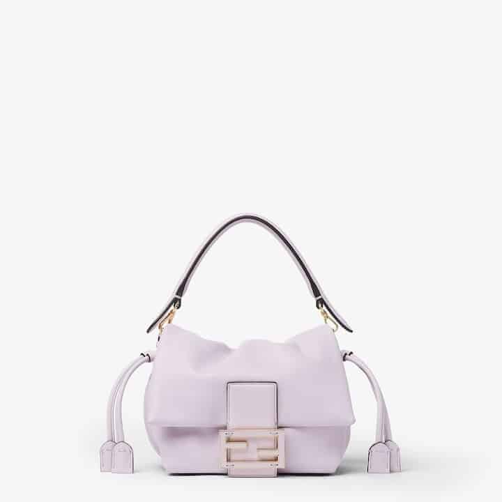 Mamma Baguette Small Anemone purple nappa leather mini-bag