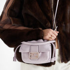 Mamma Baguette Small Anemone purple nappa leather mini-bag