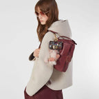 Mamma Baguette Medium Burgundy nappa leather bag