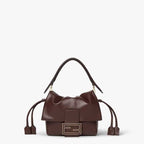Mamma Baguette Small Mahogany brown nappa leather mini-bag