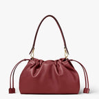 Mamma Baguette Large Burgundy nappa leather bag