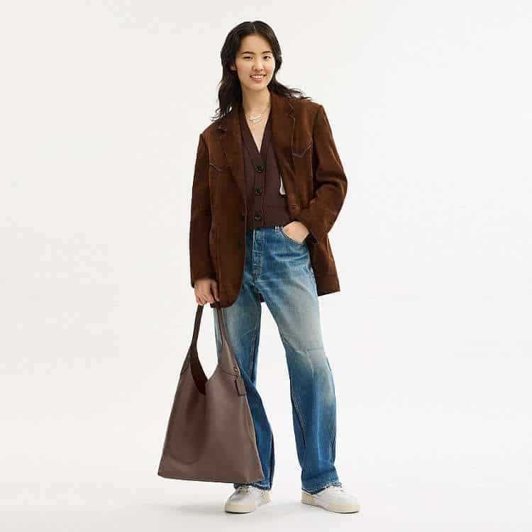 Brooklyn Shoulder Bag 39 Dark Stone