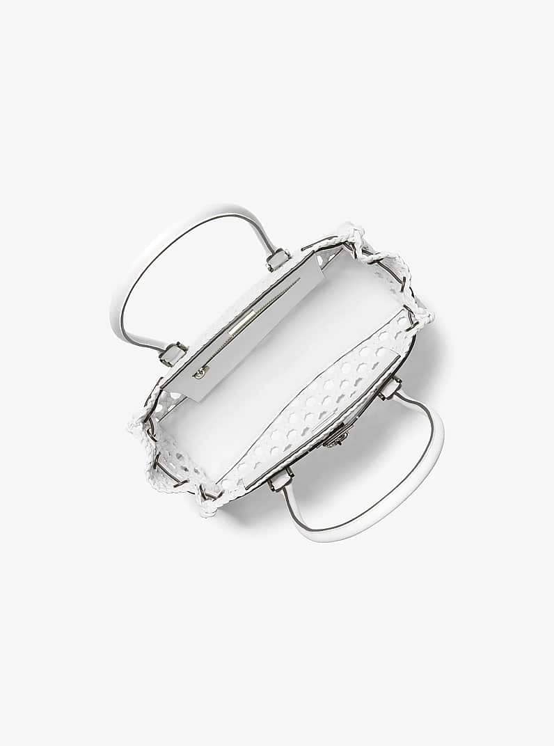Hamilton Moderne Small Hand-Woven Satchel