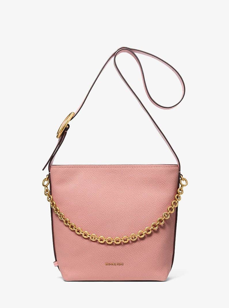 Nolita Small Pebbled Leather Bucket Tote Bag