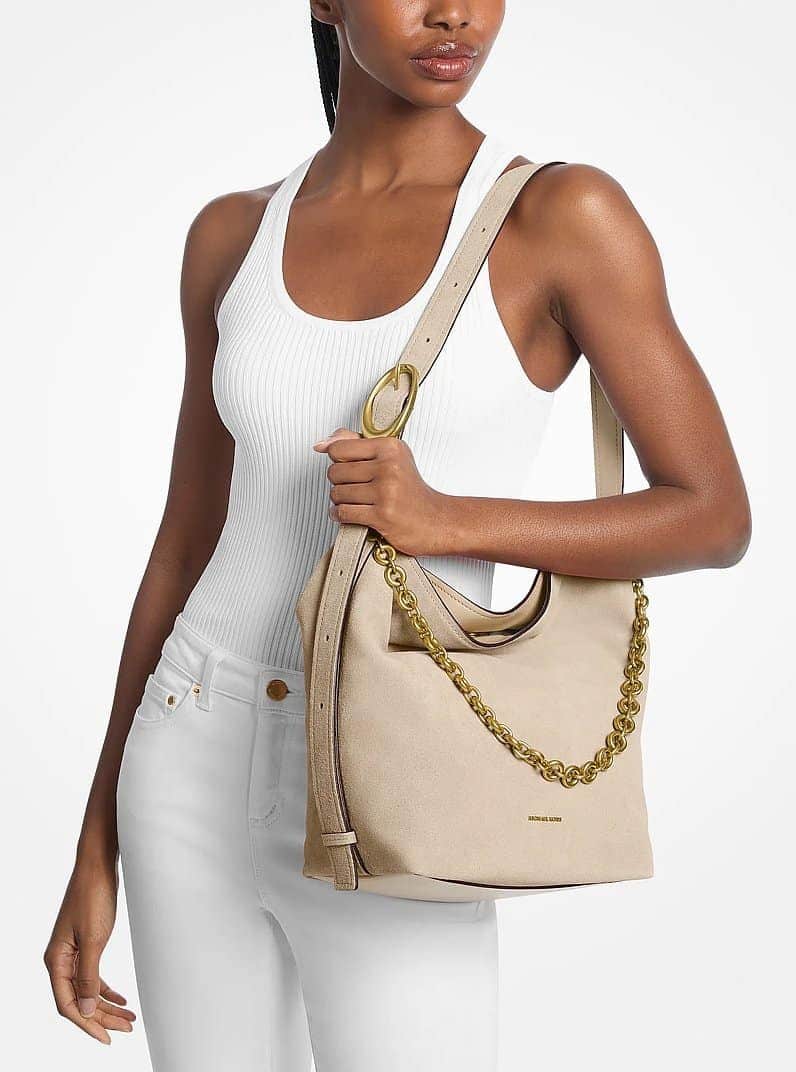 Nolita Large Suede Bucket Tote Bag