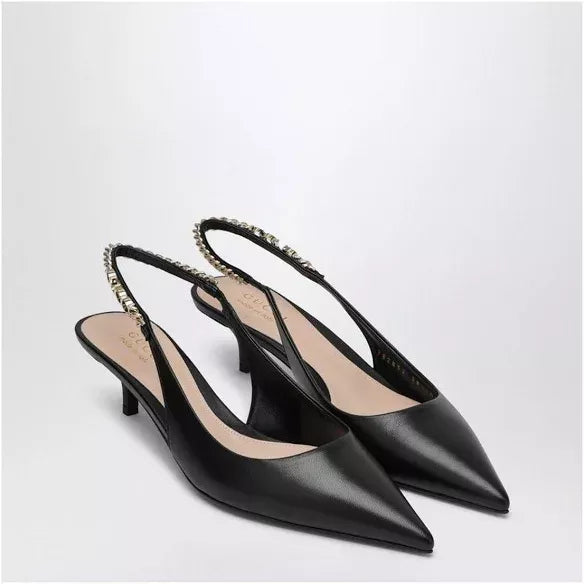 Gucci Signorina Pumps – Black Leather