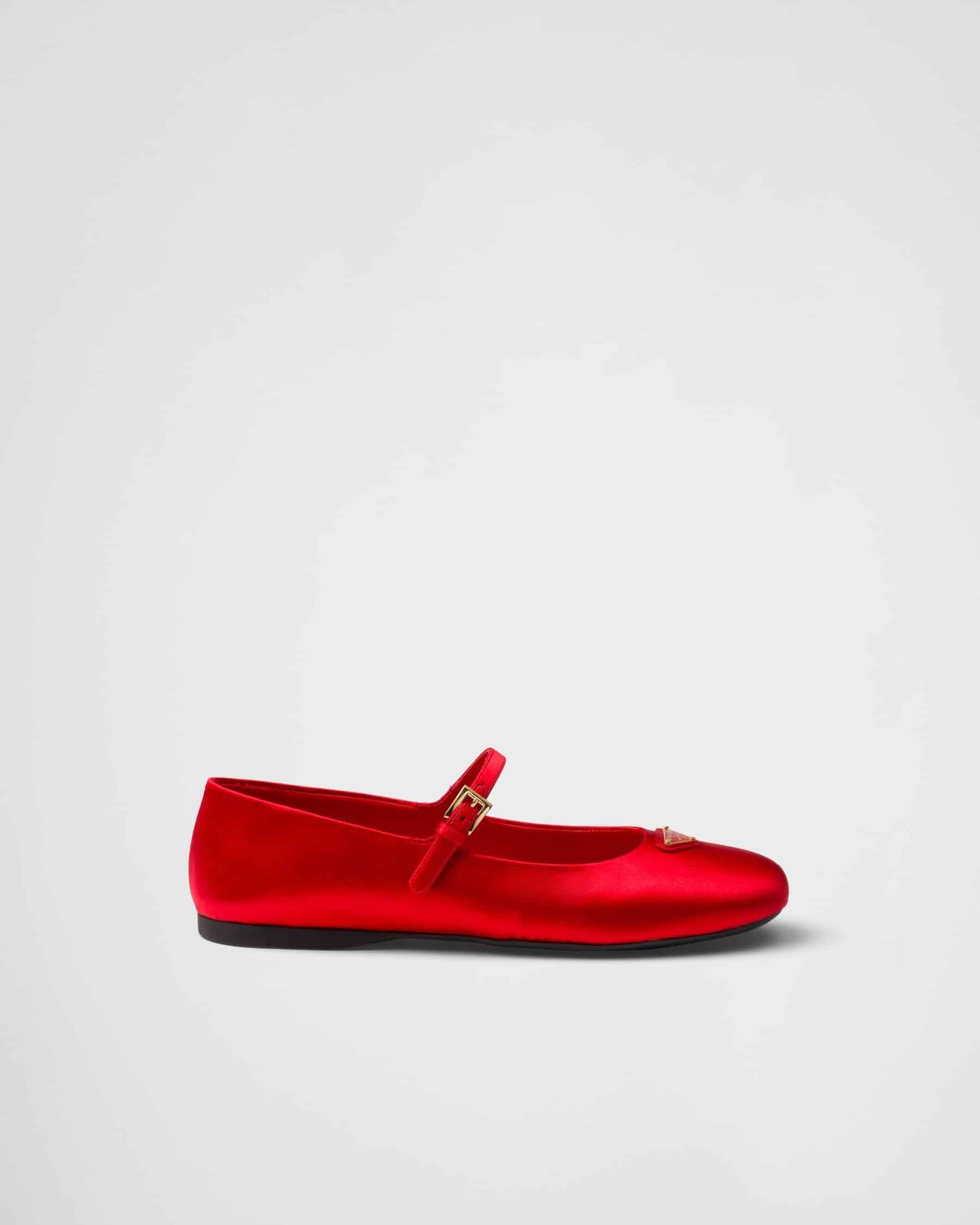 Satin ballerinas