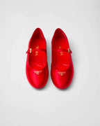 Satin ballerinas