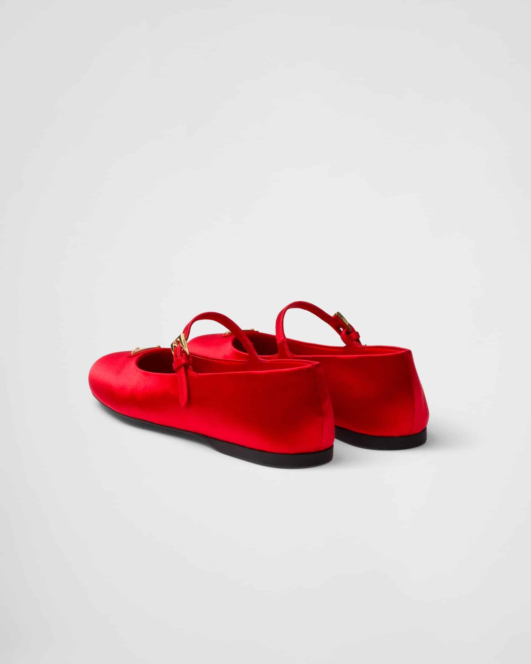 Satin ballerinas