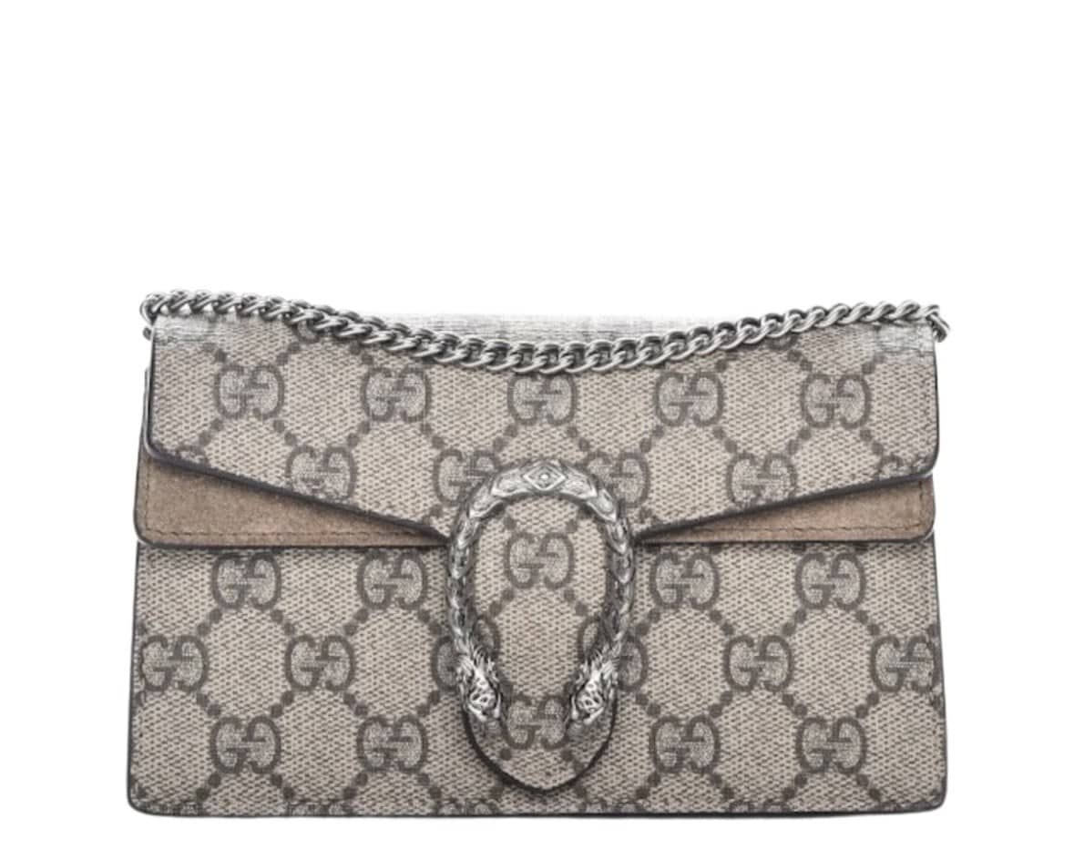 Gucci Dionysus Gg Supreme Super Mini Beige