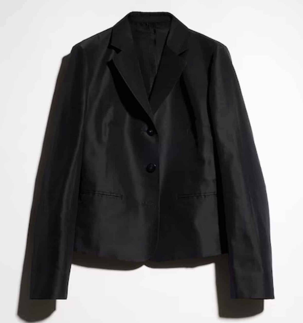 Fine silk faille jacket
