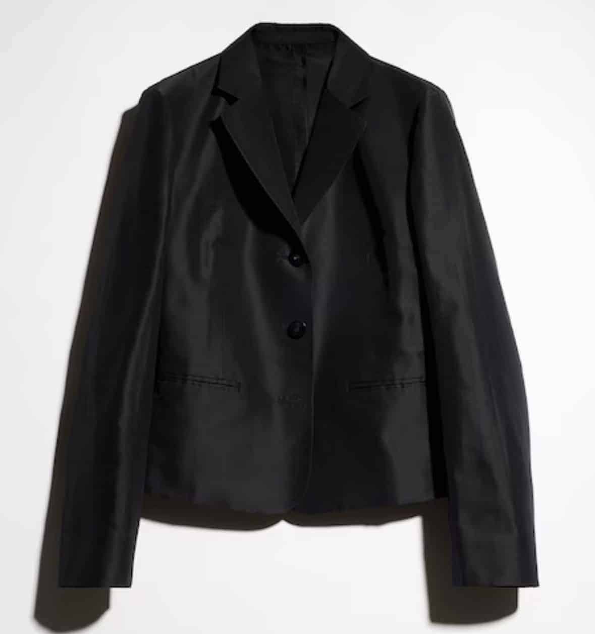 Fine silk faille jacket