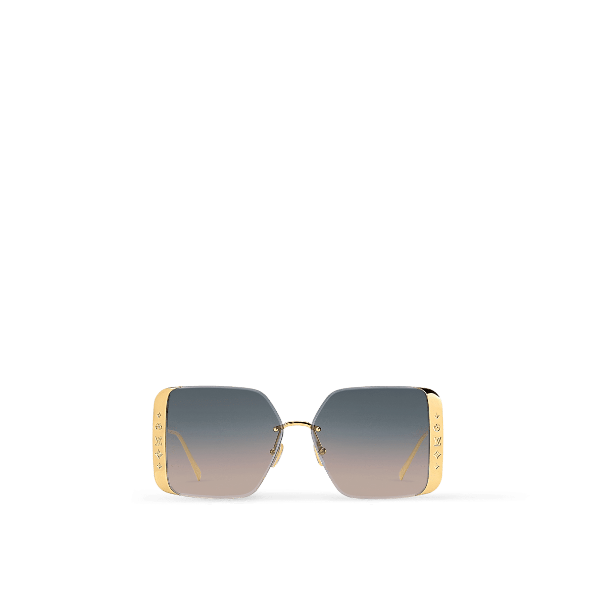 LV Moon Metal Square Sunglasses