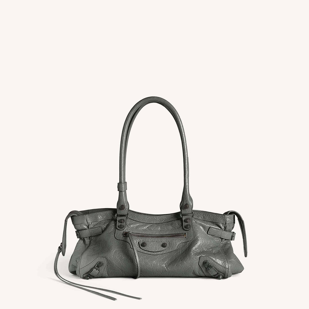 WOMEN'S LE CITY BAG EAST-WEST IN VOLCANIC ROCK
