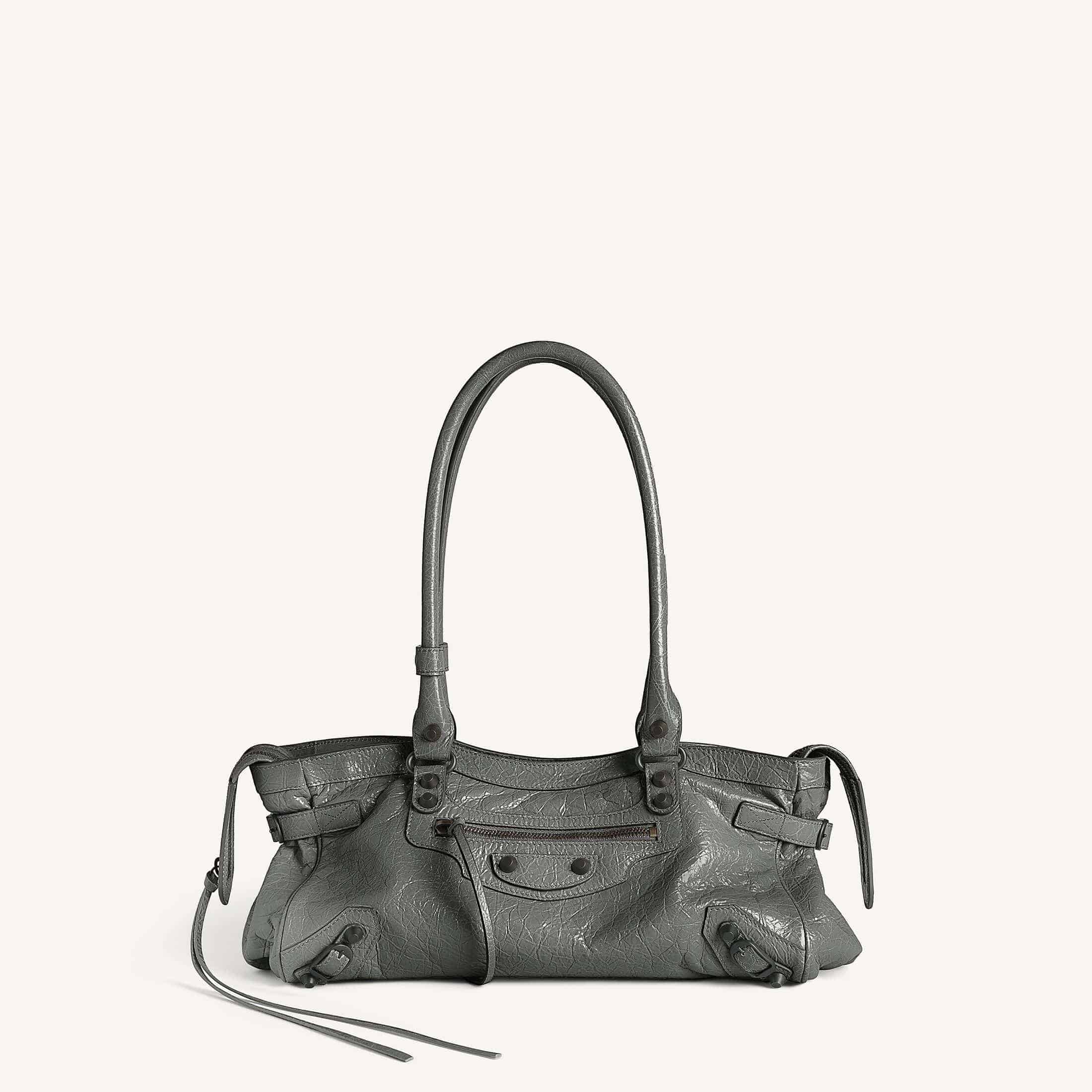 WOMEN'S LE CITY BAG EAST-WEST IN VOLCANIC ROCK