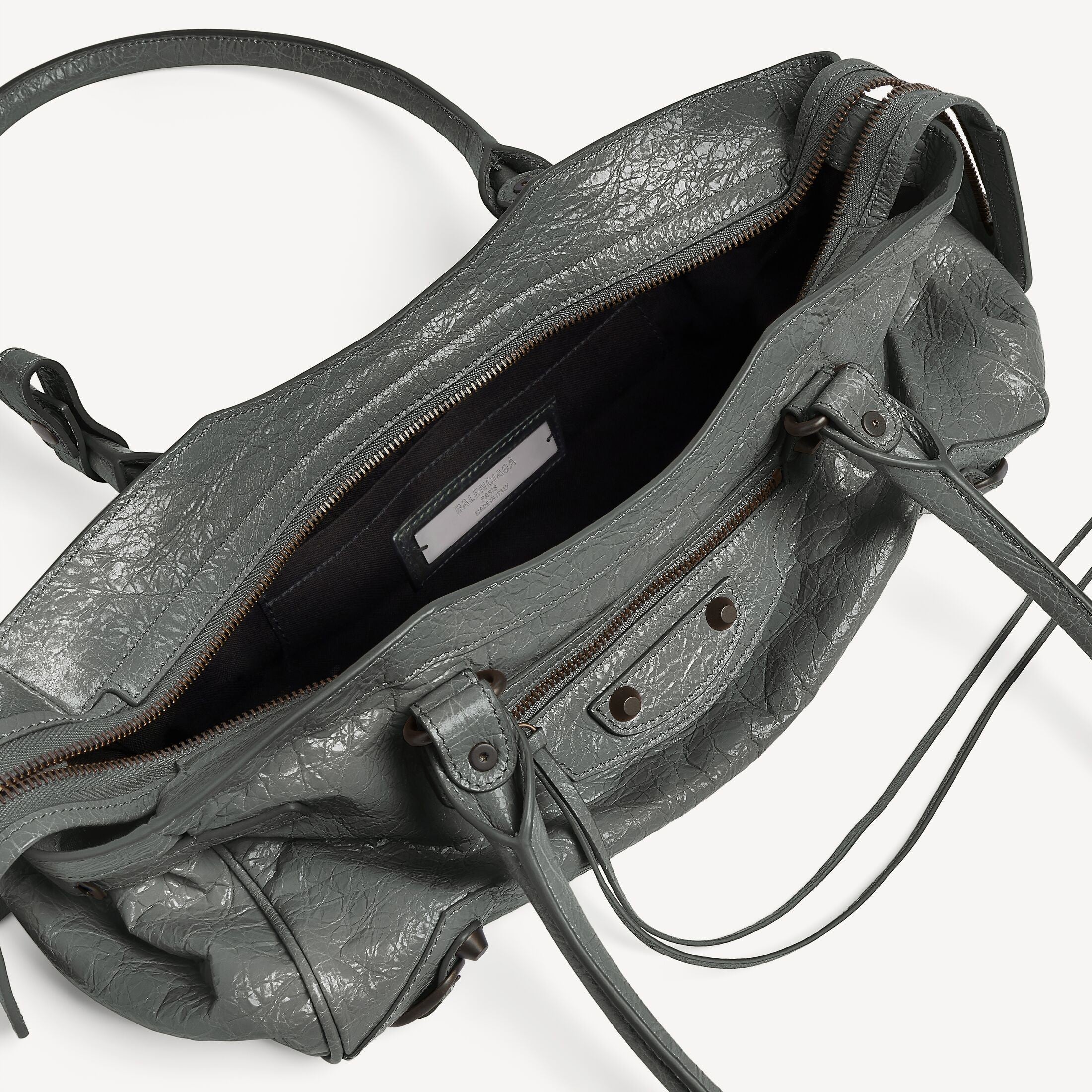 WOMEN'S LE CITY BAG EAST-WEST IN VOLCANIC ROCK