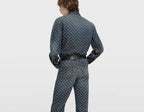 GG cotton denim jacquard shirt