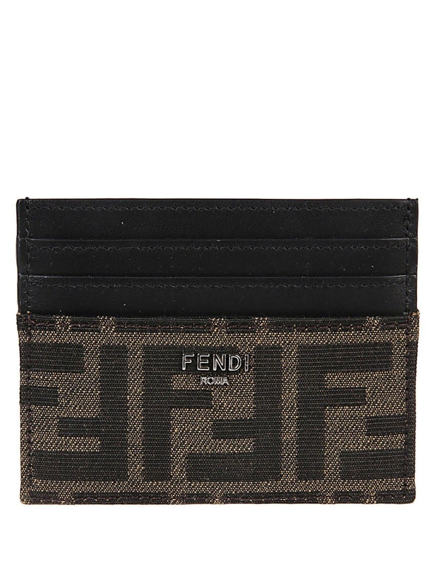 Brown Logo Card Holder