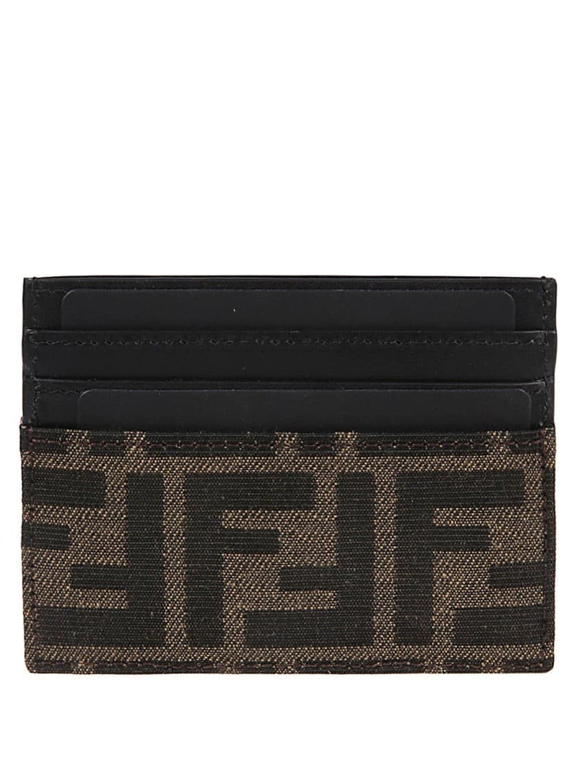 Brown Logo Card Holder