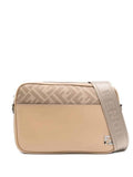 Beige Squared Ff Crossbody Bag