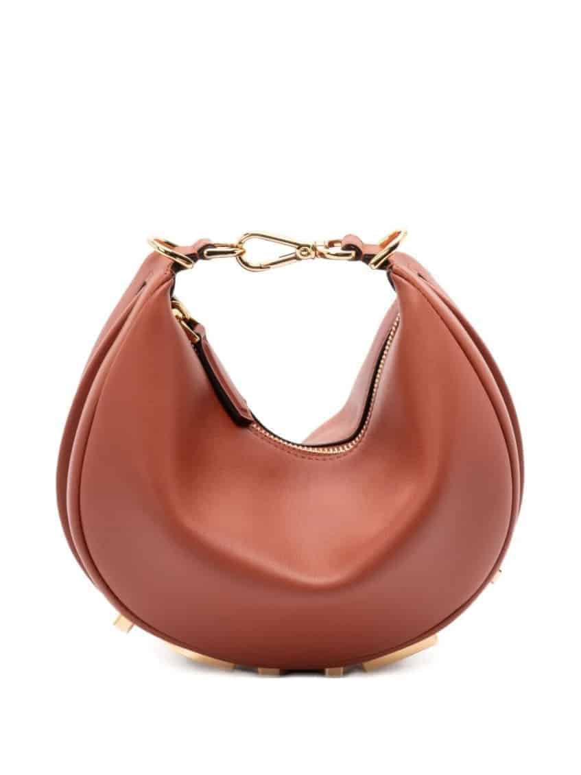 Brown Fendigraphy Mini Crossbody Bag
