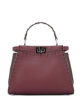 Burgundy Peekaboo Mini Satchel