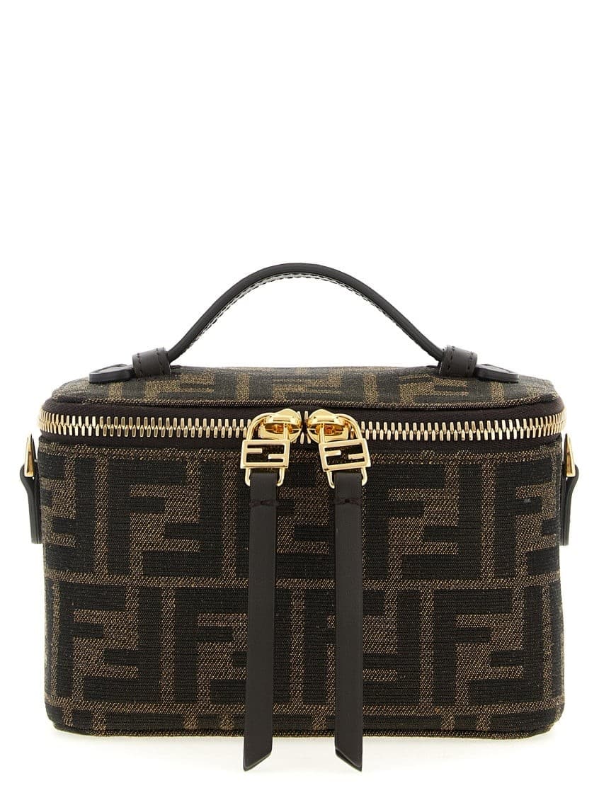 Brown Ff Crossbody Bag