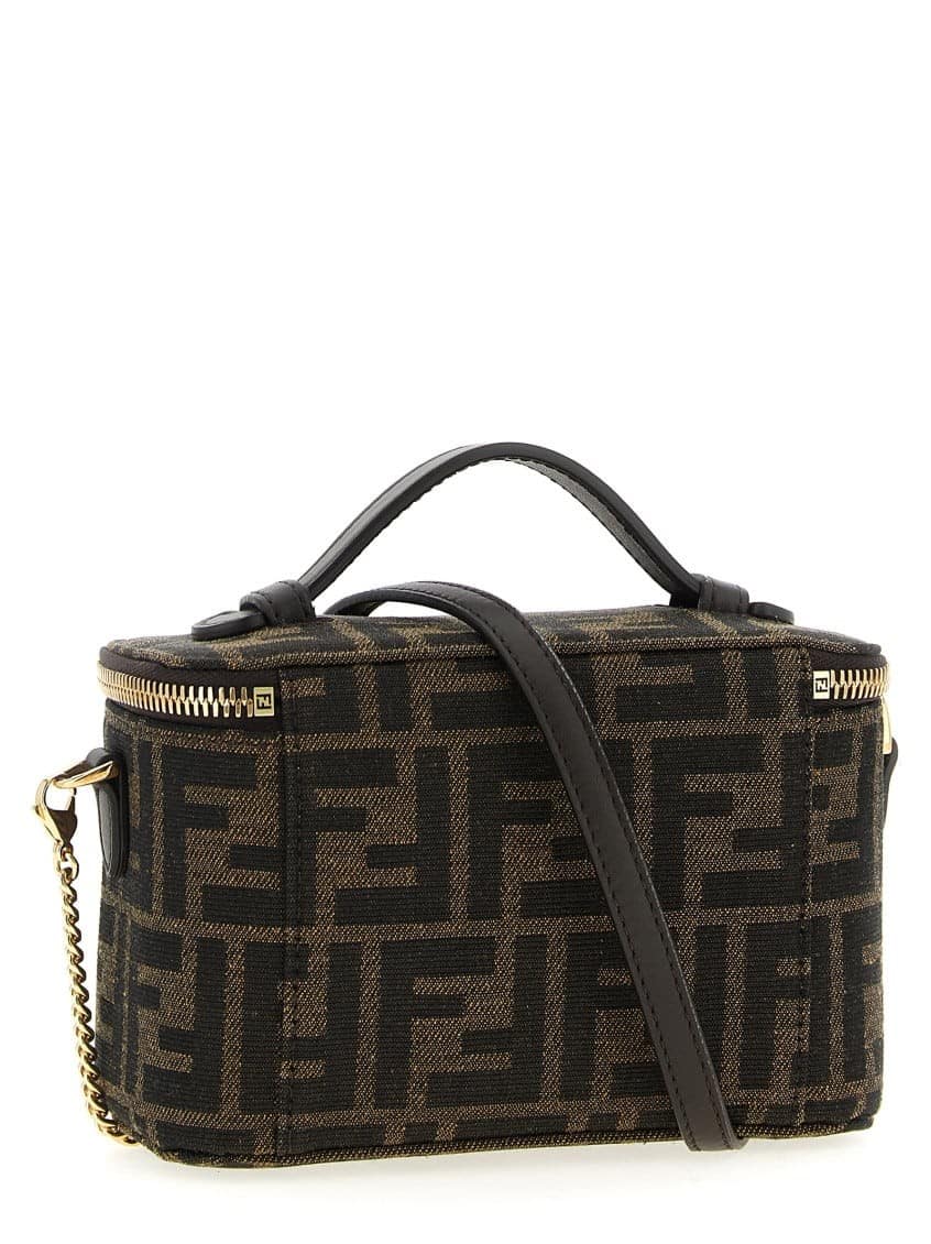 Brown Ff Crossbody Bag