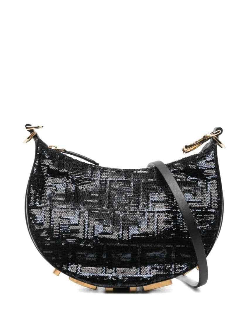 Black Fendigraphy Mini Shoulder Bag